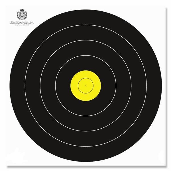 The alternate open division field face target.